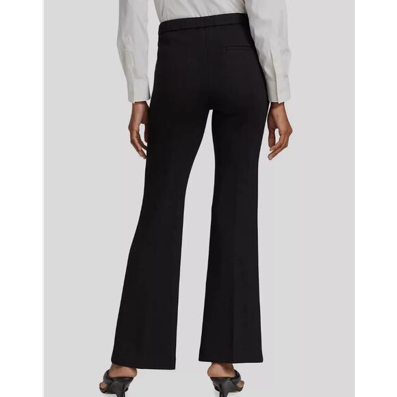 Theory Womens 2 XS Demitria Vent Double Knit Black Pants Simple Modern Office - Picture 4 of 13